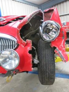 Austin Healey 3000 MK III - Currently undergoing Insurance Claim repairs after suffering an accident