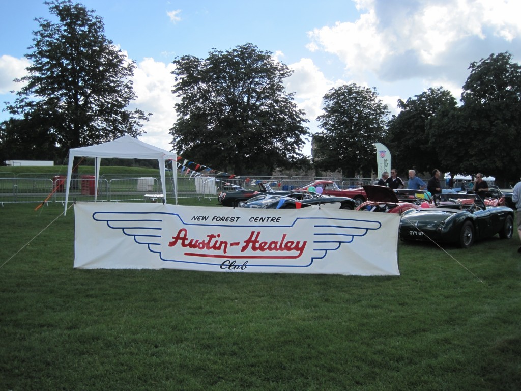 The New Forest Austin Healey Club have a stand at The Beaulieu Autojumble