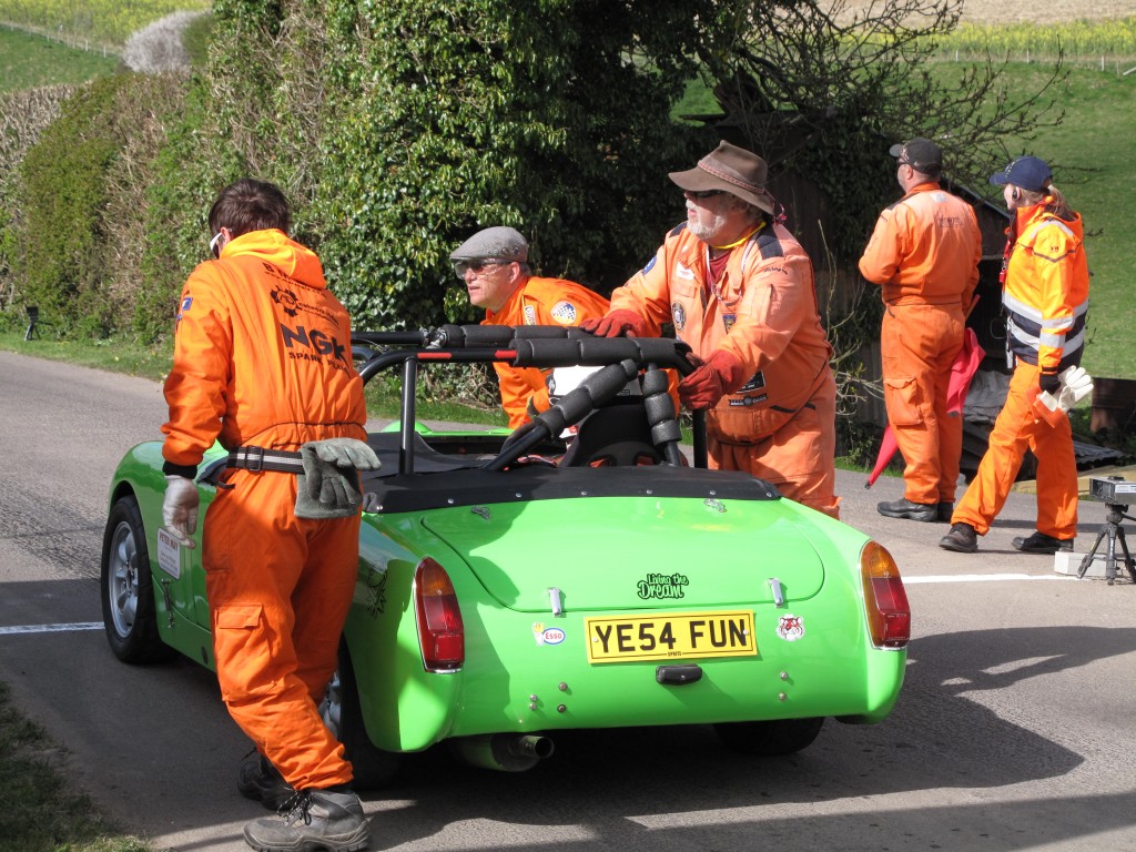 Healey Sport Sprint & Hill Climb Challenge Round 1 at Gurston Down