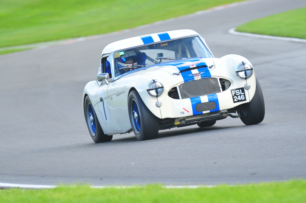 Testing the Healey prior to the Castle Combe Autumn Classic Event