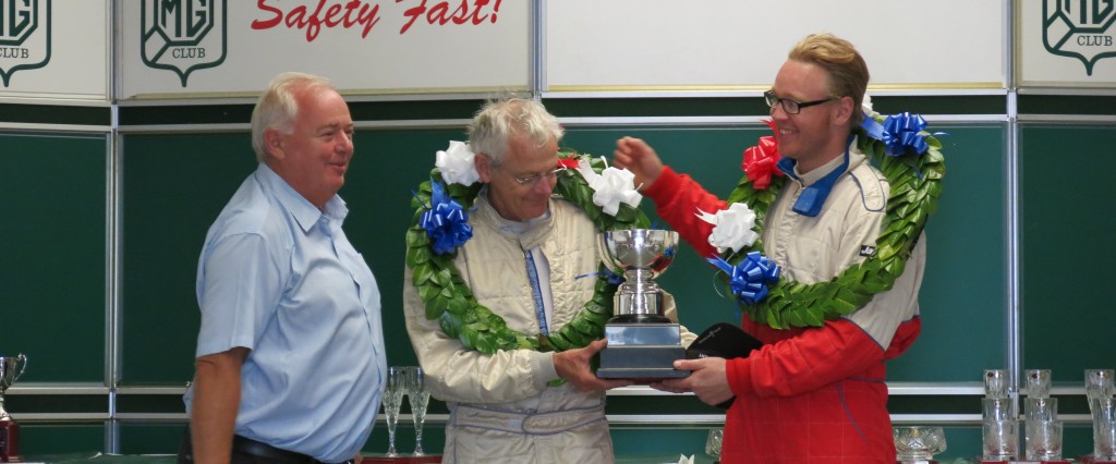 Anders Schildt & David Grace received the Donald Healey Memorial Trophy - Presented by Peter Healey