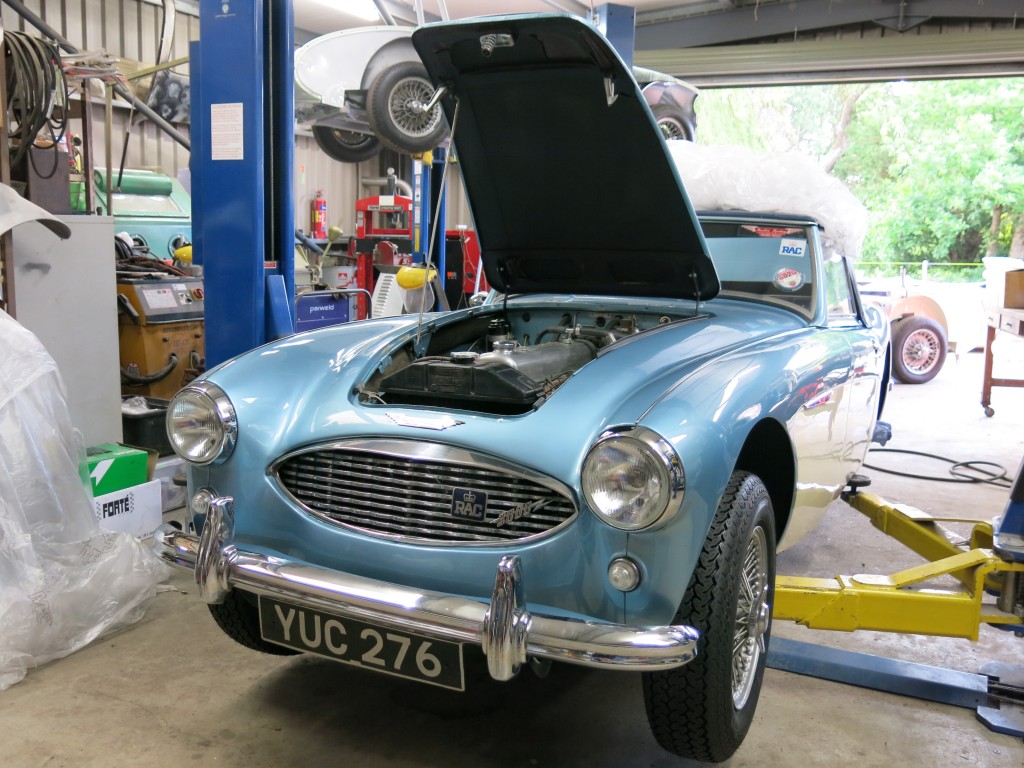 Austin Healey 3000 MK I YUC 276 in recent years has been maintained at Bill Rawles Classic Cars