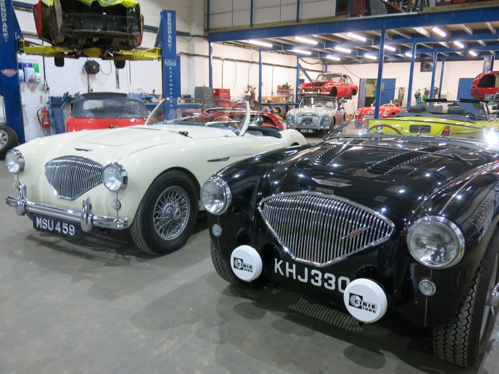 Bill Rawles Classic Cars New Workshop - Much bigger and fully equipped for all your classic car needs. Ready for the Thames Valley technical day