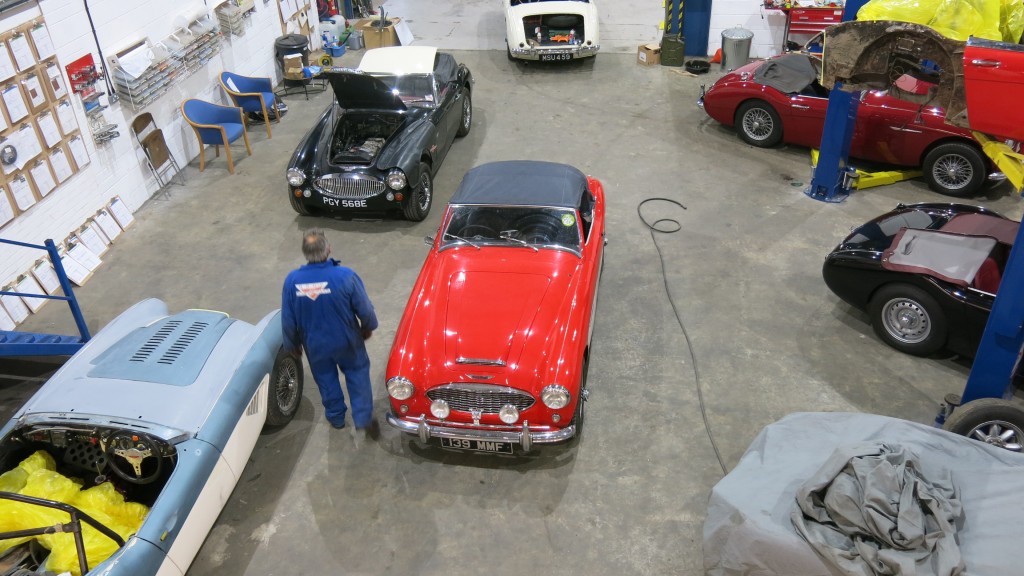 Bill Rawles Classic Cars New Workshop - Much bigger and fully equipped for all your classic car needs. We are looking forward to The Thames Valley Technical day organised for the end of October