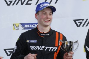 Round 1 - Brands Hatch - May 2013 - Jack wins 2 Rookie cups