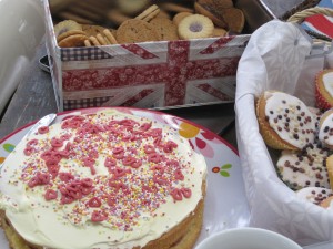 Homemade cakes, biscuits, tea, coffee and bacon sandwiches are on offer