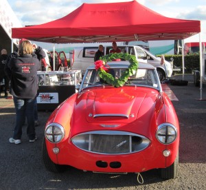 Anders Schildt wins International Big Healey Race at Castle Combe in 2012