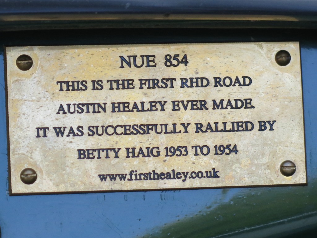 First Right Hand Drive road Austin Healey