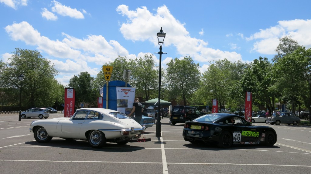 Bill & Jack Rawles set up in Farnham and await the arrival of the parade