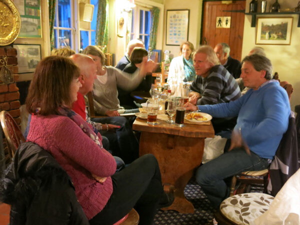 The Austin Healey Club at The Four Horseshoes, Long Sutton