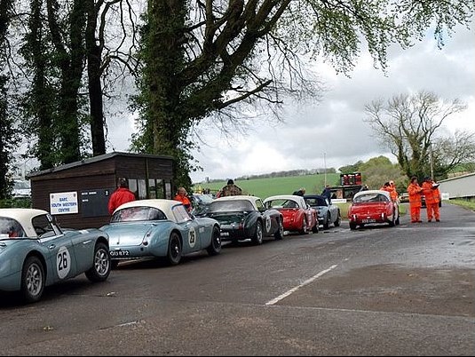 Round 1 of the Austin Healey Hill Climb & Sprint Challenge at Gurston Down