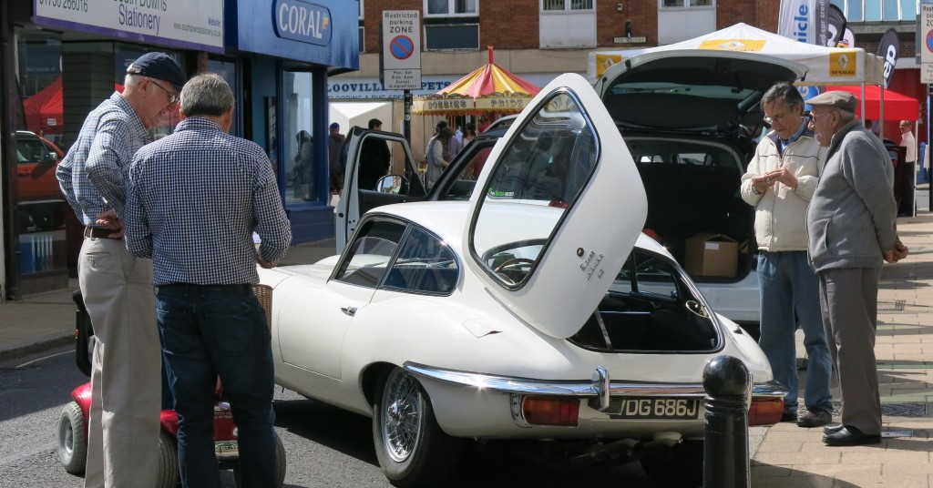 The Jaguar E Type still seems to be a very popular British Classic Car