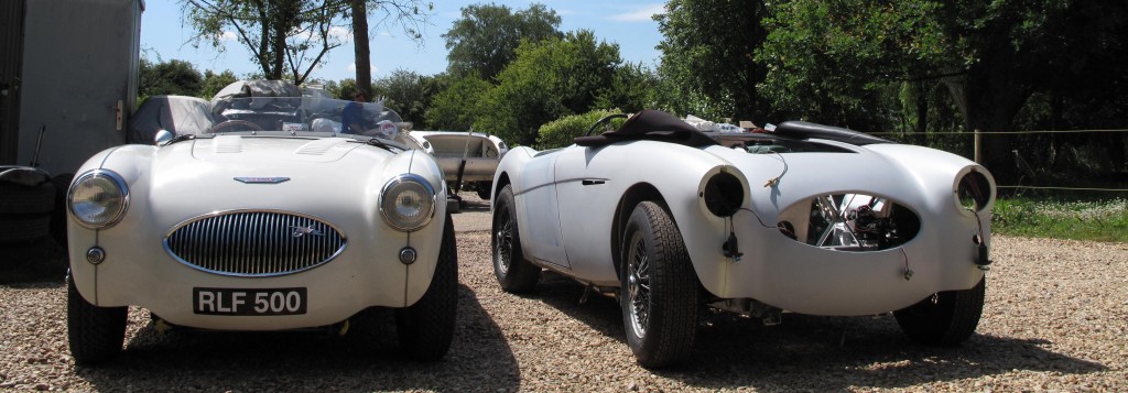 July 2014 - Austin Healey 100S -  RLF 500 meets RWD 221