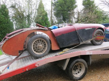 Austin Healey 100/4 Restoration Project for sale at Bill Rawles Classic Cars