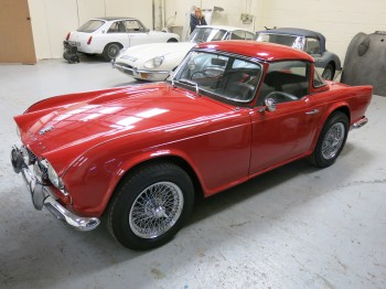 Stunning Triumph TR4 for sale at Bill Rawles Classic Cars