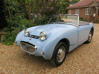 Frogeye Sprite for sale. beautiful condition after a total body restoration, including new trim and mechanical refurbishment