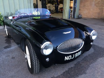 This Austin Healey 100S for sale at Bill Rawles Classic Cars was one of the last 100S to be completed and left the Warwick factory on 14th October 1955