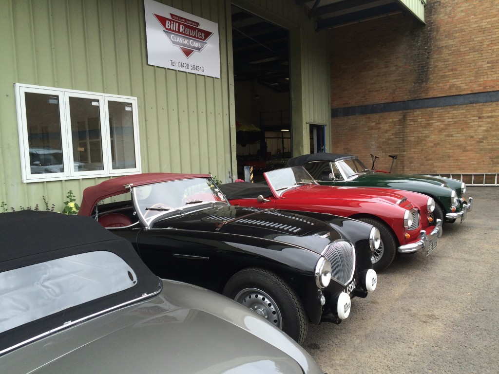 Bill Rawles Classic Cars New Workshop - Much bigger and fully equipped for all your classic car needs. We are looking forward to The Thames Valley Technical day organised for the end of October