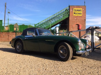 Austin Healey 3000 MK III BJ8 1967, British Racing Green, Left Hand Drive, registration number TGU 415E