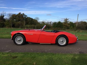 Austin Healey 100 BN1 converted to 'M' Spec for sale at Bill Rawles Classic Cars. A great car that needs to be driven