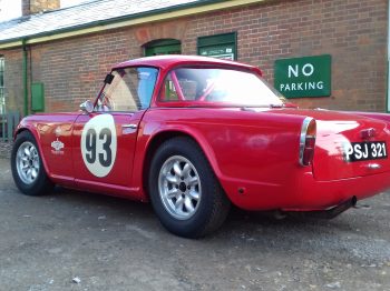 Triumph TR4 Race Car, totally ready to race FIA and HTP papers supplied, price includes a Woodford 4 wheel trailer